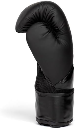 Everlast Unisex Powerlock Training Handschuhe 16oz Schwarz/Grau, 16oz Schwarz/Grau