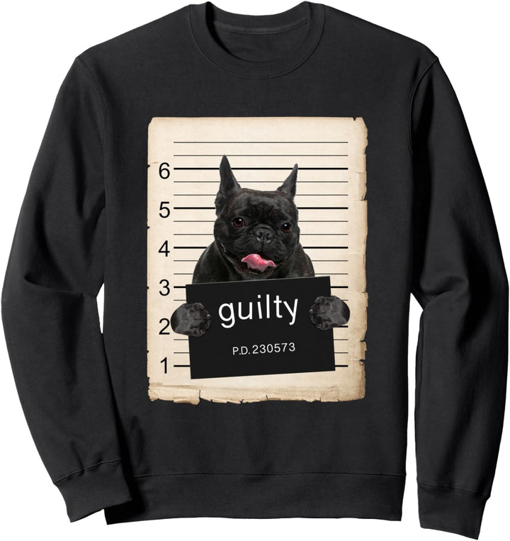 french bulldog Dog mug shot Sweatshirt