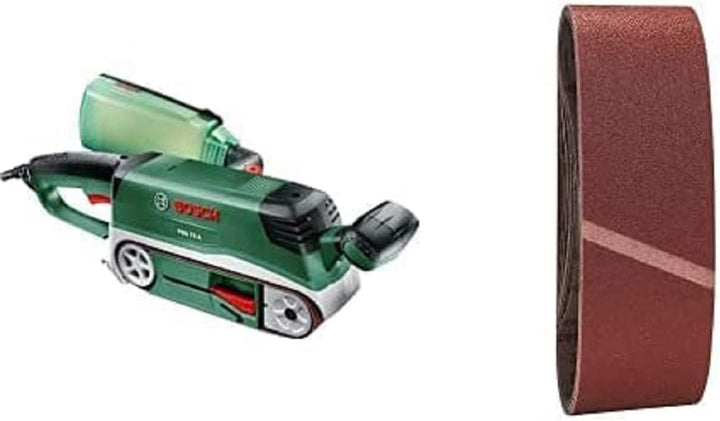 Bosch DIY Bandschleifer PBS 75 A, 1 Schleifband K 80, (710 W, Schleiffläche 76 x 165 mm, Bandabmessu