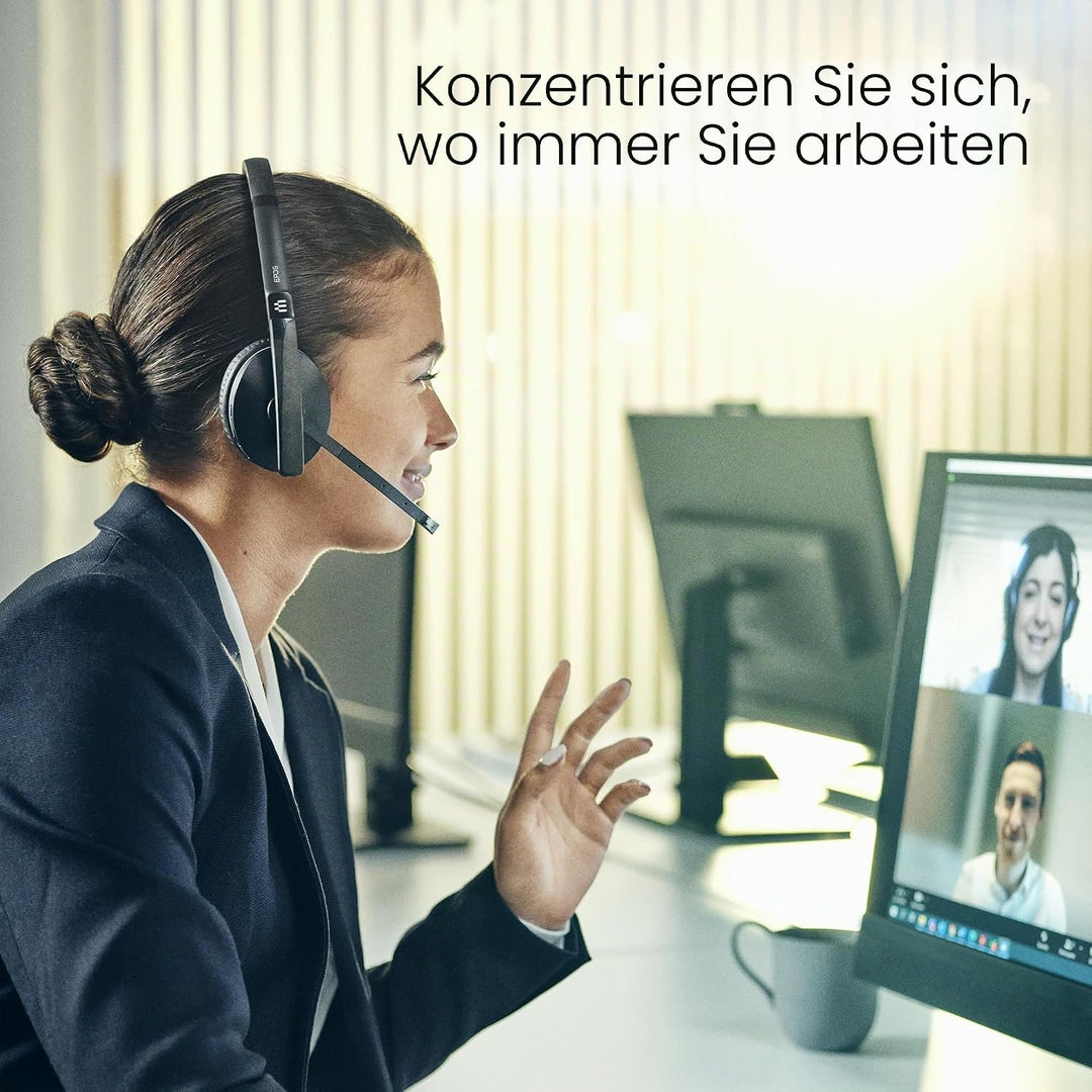 EPOS Adapt 165T USB II Headset: Überlegene Klangqualität, Microsoft Teams Zertifiziert, Multi-Geräte