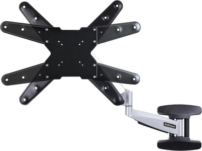 StarTech.com Staffa per TV a parete, Supporto per TV VESA orientabile, Braccio per display da 23 a 5