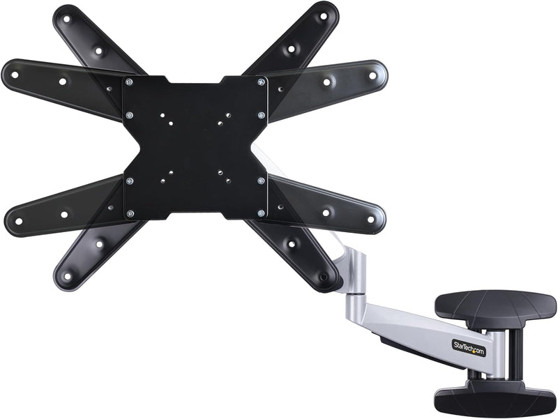 StarTech.com Staffa per TV a parete, Supporto per TV VESA orientabile, Braccio per display da 23 a 5