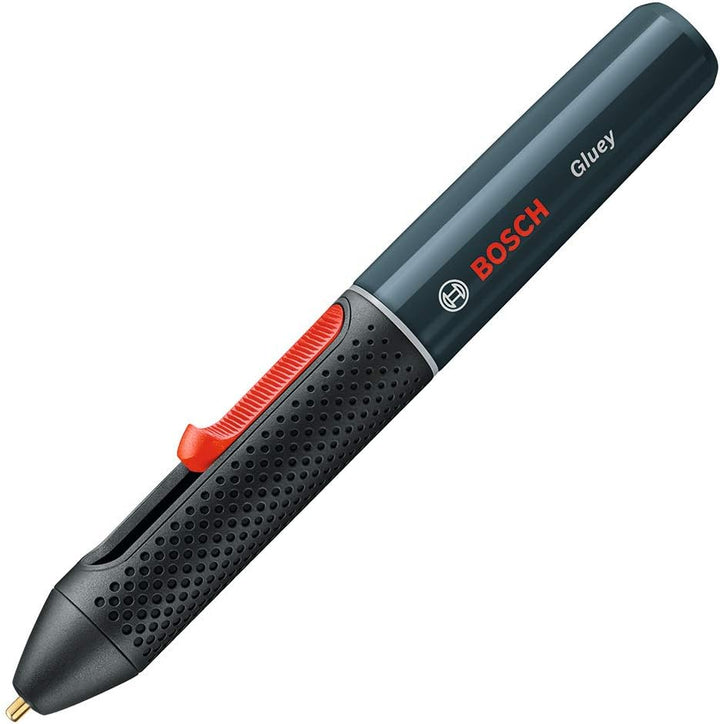 Bosch Akku Heissklebestift Gluey Smoky Grey (mit 20 Klebesticks, im Karton) grau + Bosch 2608002006
