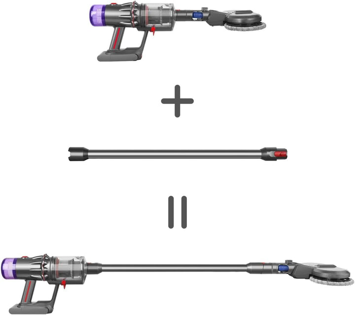 Verlängerungsrohr für Dyson V12 Slim Stabstaubsauger, Ersatz Verlängerungsstange Teleskoprohr Zubehö