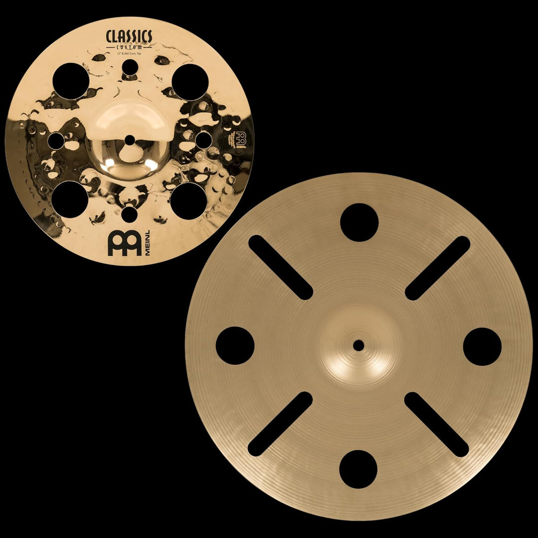 Meinl Cymbals Artist Concept Models Luke Holland Bullet Stack 12/16 Zoll (Video) Trash Stack Schlagz
