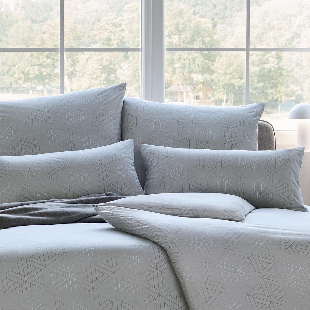 ESTELLA Atelier Bettwäsche Pippa Farbe grau Grösse 155x200 + 80x80 Grau 155x200 + 80x80, Grau 155x20
