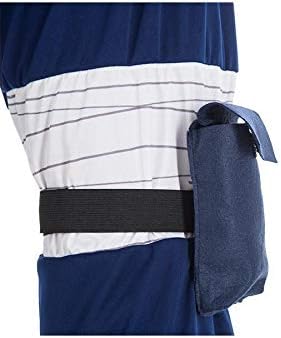 Generique Naruto Kakashi-Kostüm für Herren Lizenz-Verkleidung grün-blau - Blau