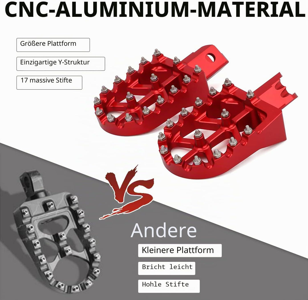 Fussrasten Fussrasten Pedale Universal CNC Bunte Für CRF XR 50 70 110 M2R SDG DHZ SSR KAYO Pit Bike