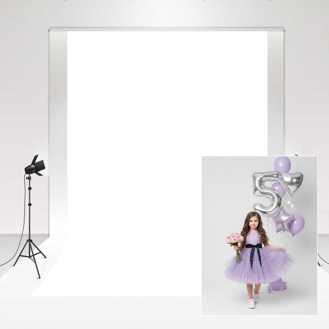 Kate Photography Hintergrund Chroma Key Weiss 3x3m/10x10ft Magazinaufnahme Collapsible Background Fo
