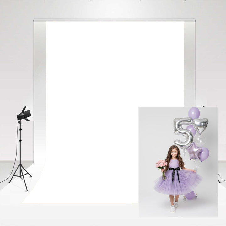Kate Photography Hintergrund Chroma Key Weiss 3x3m/10x10ft Magazinaufnahme Collapsible Background Fo