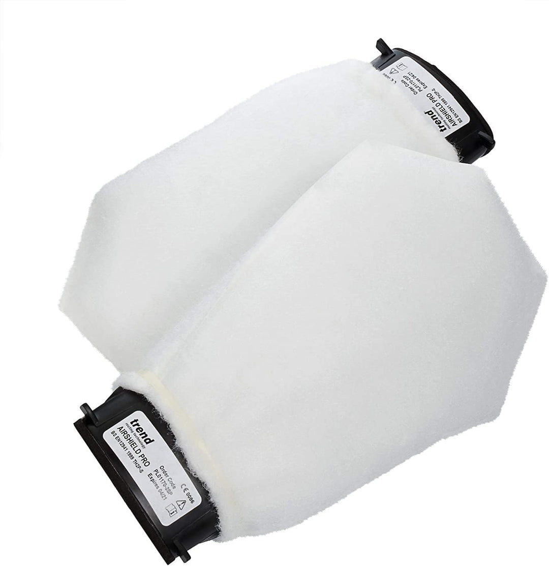 Trend Airshield Pro Atemschutzmaske und Gesichtsschutzpaket mit zusätzlichen Visierüberzügen und zus