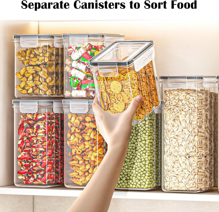 Food storage Vorratsdosen 24er Set – luftdichte Aufbewahrungsbox mit Deckel, Küchen Organizer für Me
