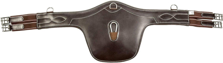 HKM 4057052007439 Sattelgurt Mit Brustschutz -Soft-2400 Braun110 braun 110, braun 110