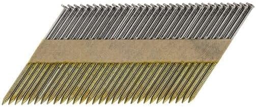 Halbkopf-Streifennägel - 3,1X90mm, 3.000 stück, Nägel für Druckluft-Nagler, D-Kopf, Glatt/Verzinkt,