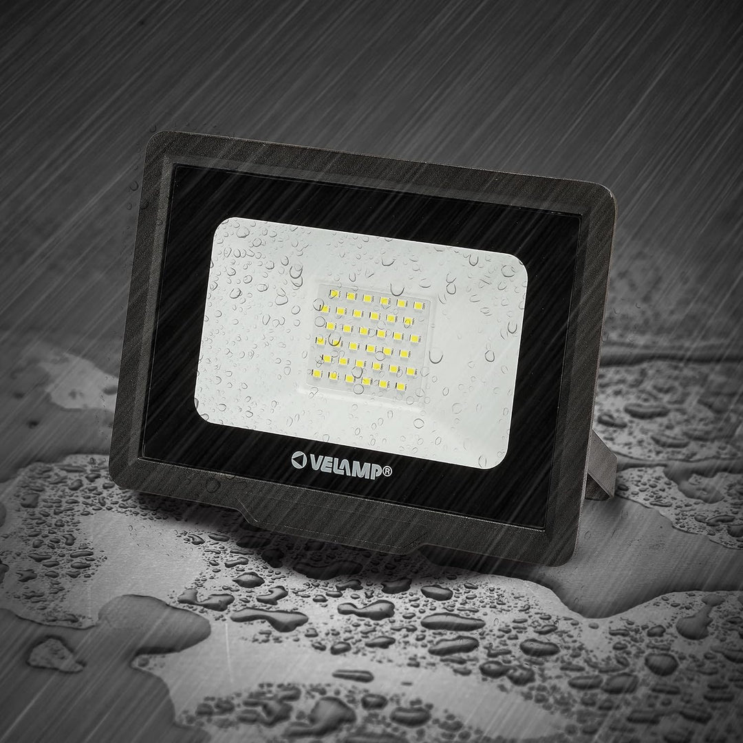 Velamp PADLIGHT5, SMD LED-Strahler, 30W IP65, schwarz 4000K, 30W