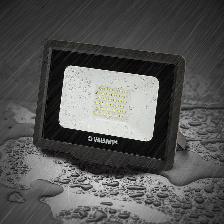 Velamp PADLIGHT5, SMD LED-Strahler, 30W IP65, schwarz 4000K, 30W