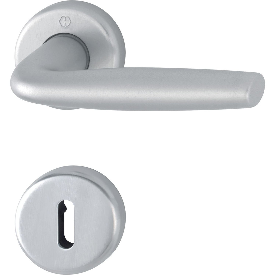 HOPPE 10756910 Drückergerät Milos auf BB, 39-47, Alu/Chrom