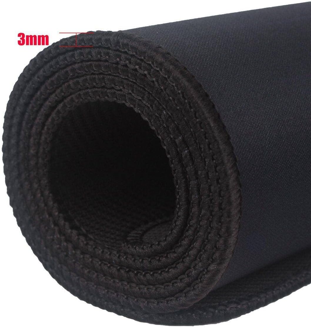 SUBBLIM World XL Mousepad schwarz Teppich Raton 90 x 40 cm Design Weltkarte
