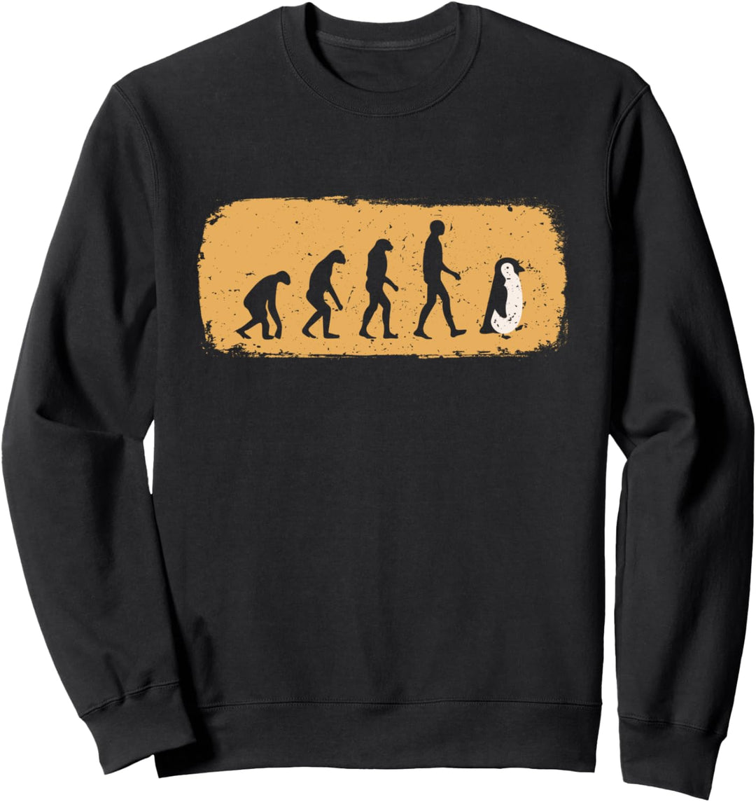 Penguin Evolution Seevogel Königspinguin Pinguin Sweatshirt