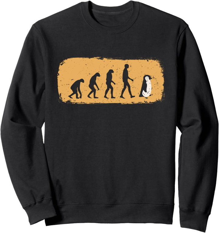 Penguin Evolution Seevogel Königspinguin Pinguin Sweatshirt