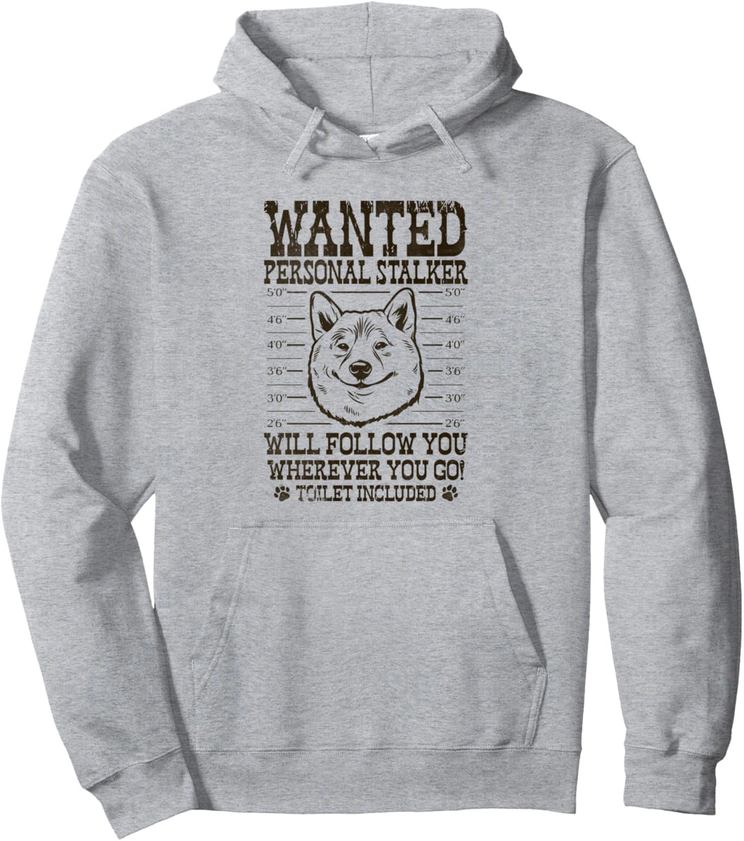 Persönlicher Stalker Hund Akita Shiba Inu Pullover Hoodie
