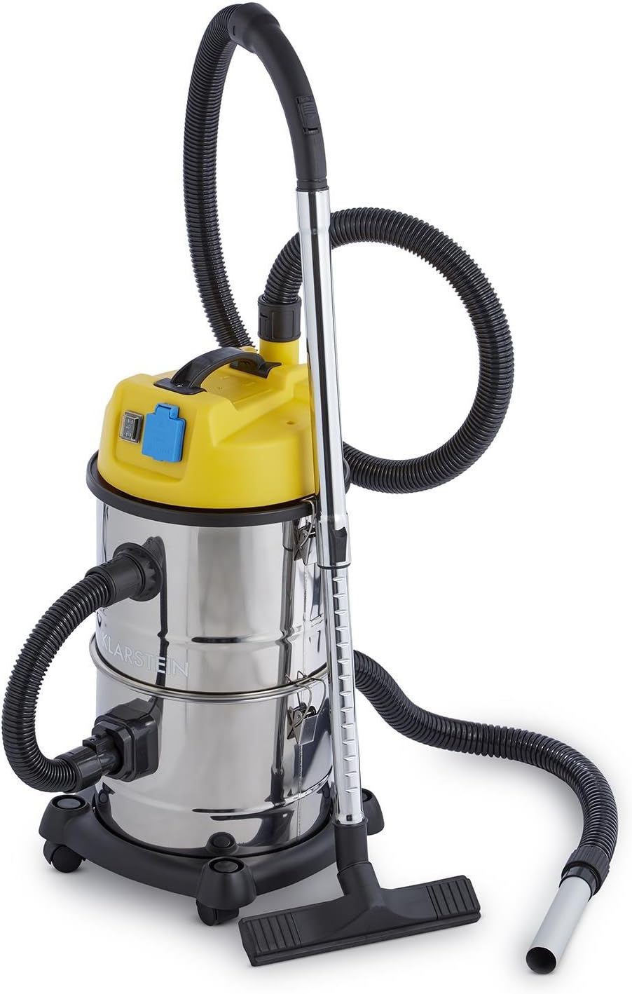 Klarstein Reinraum Nass- und Trockensauger mit 1800W Leistung, 30L Tank, Gebläsefunktion, integriert