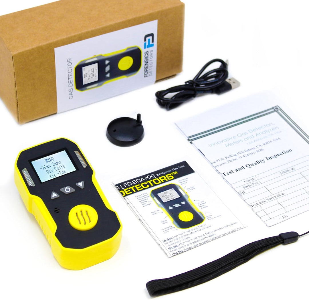 FORENSICS Sauerstoff O2 Detektor & Analyzer | Ton, Licht und Vibration Alarm | 0-30% O2