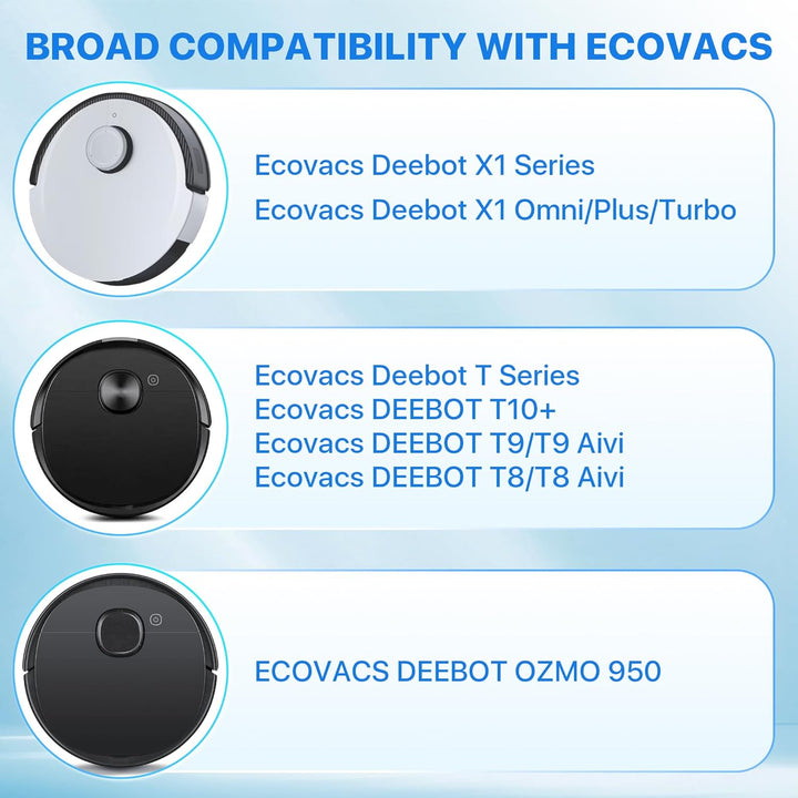 14,4V 6000mAh Li-ion Ersatzakku für Ecovacs T9 T9+ Aivi, Deebot T10 T10+，Ecovacs Deebot X1 Omni/Plus