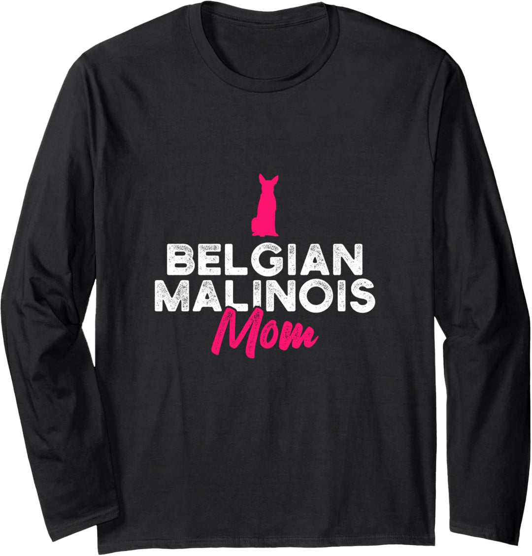 Belgian Malinois Mom Langarmshirt