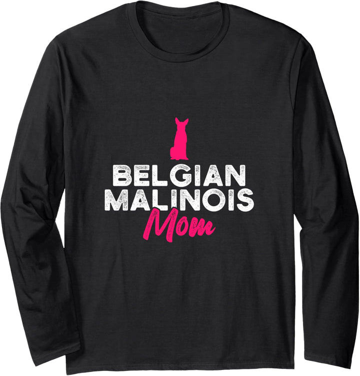 Belgian Malinois Mom Langarmshirt