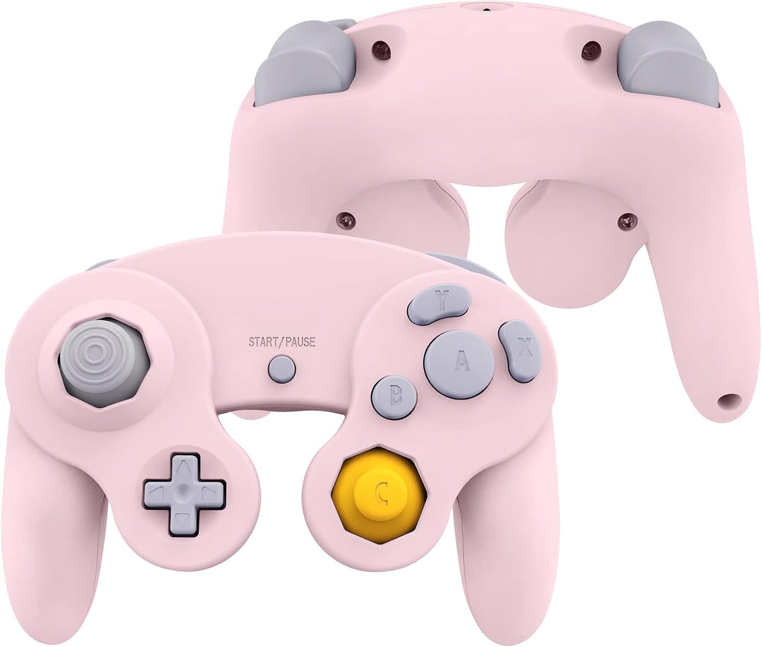 eXtremeRate Ersatz Grips Case Hülle kompatibel mit Nintendo Game Cube Controller, Griff Gehäuse &amp; D-