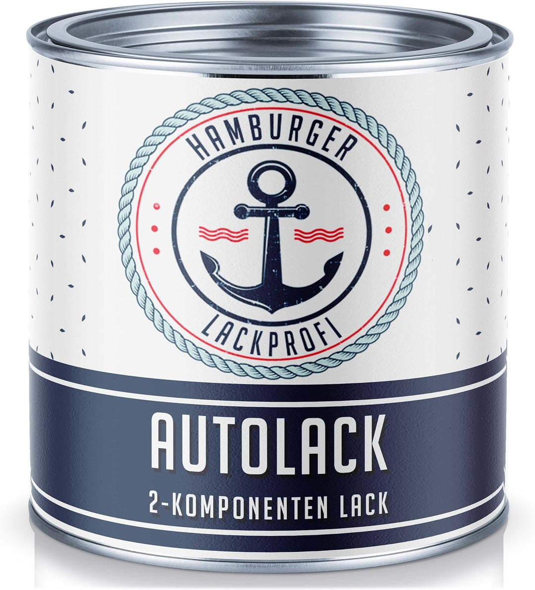 Hamburger Lack-Profi 2K Autolack MATT Schwarz RAL 9005 Schwarz im Set Decklack - Hochdeckend - Rosts