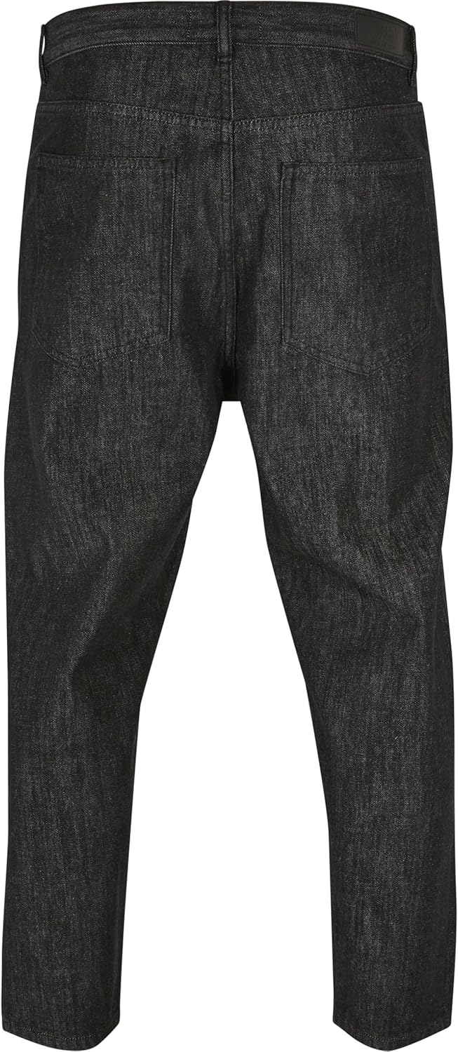 Urban Classics Herren Jeanshose Cropped Tapered Jeans, Regular Fit, verkürzten Länge, erhältlich in