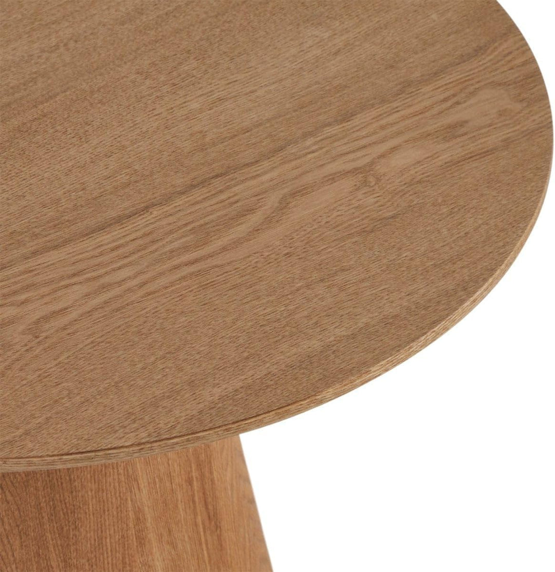 Furnhouse Ibbe Design Runder Natur Couchtisch Wohnzimmertisch ø60x40 cm Eichenoptik Design Skandinav