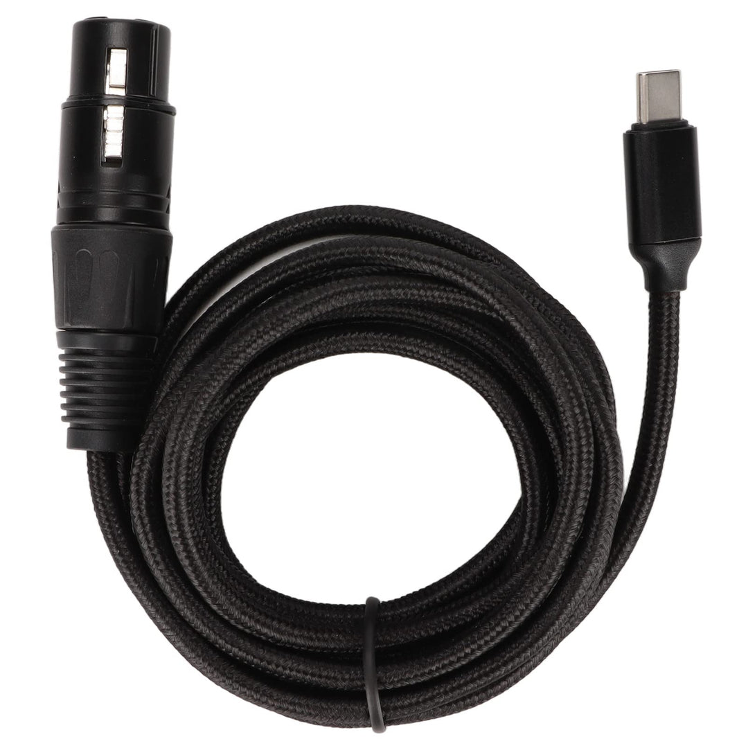 XLR auf USB C, USB-C-Mikrofonkabel, XLR-Buchse auf USB-C-Mikrofon-Audioadapter, USB-C-Mikrofonkabel(