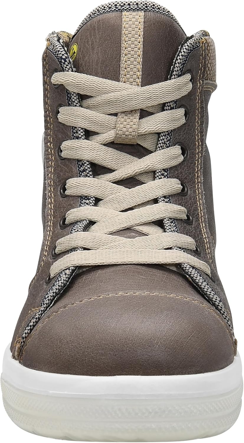 ELTEN Sicherheitsschuhe EMOTION ESD S3, Damen und Herren, Leder, Stahlkappe, leicht, sportlich, Brau