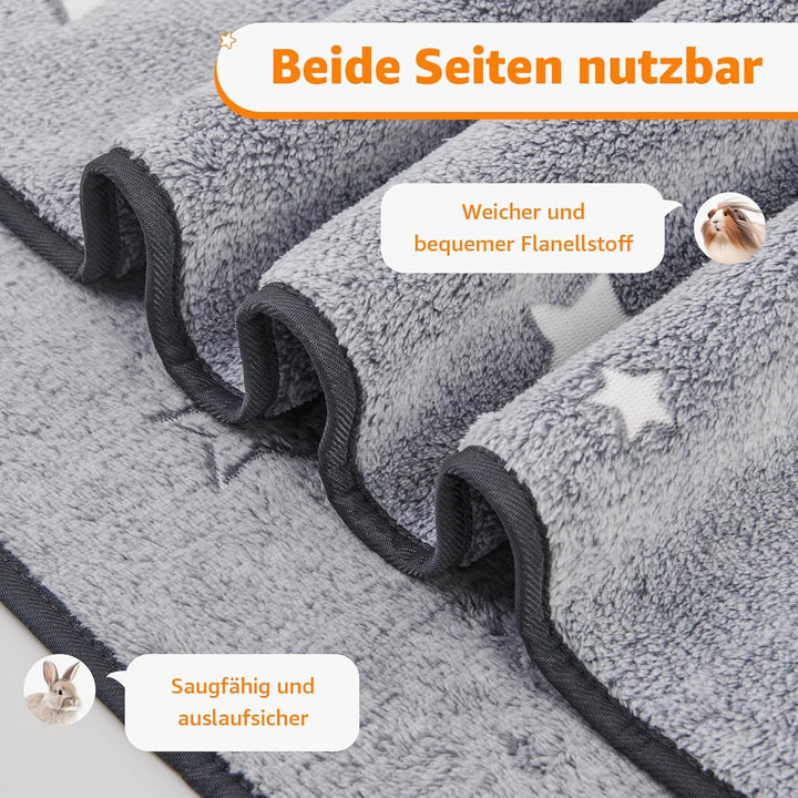 PICK FOR LIFE 60x90cm wasserdichte &amp; Schnell Saugfähige PIPI Pads für Meerschweinchen und Kaninchen
