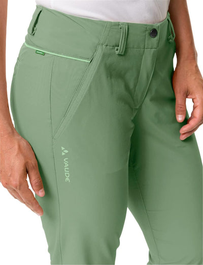 VAUDE Damen Hose Women's Skomer Capri 36 Willow Green, 36 Willow Green