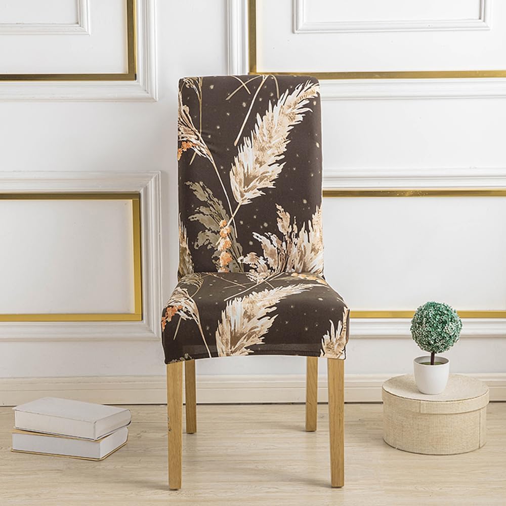 Stuhlhussen Stuhlbezüge Schonbezüge Esszimmerstuhl Stretch Stuhlbezug für Esszimmer stuhlüberzüge 4