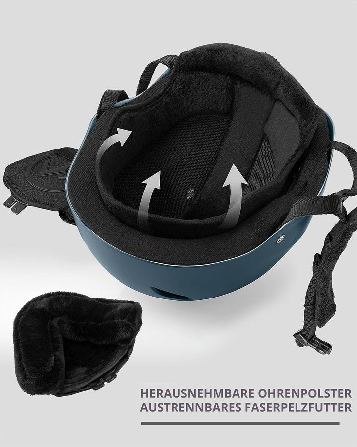 OutdoorMaster Kelvin Unisex Skihelm - Schneesporthelm für Skifahren/Snowboard mit Belüftungssystem,