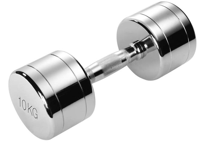 Trendy Sport Chrom Kurzhantel - 1 Stück - 10,0 KG