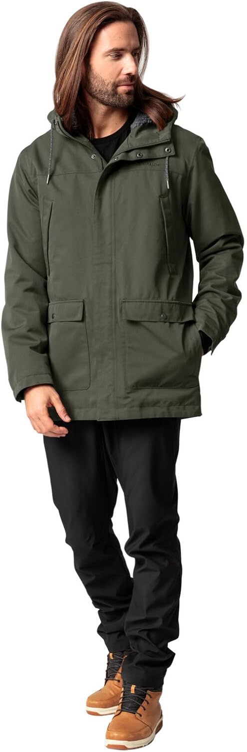 VAUDE Herren Men's Manukau Parka 3XL khaki uni, 3XL khaki uni