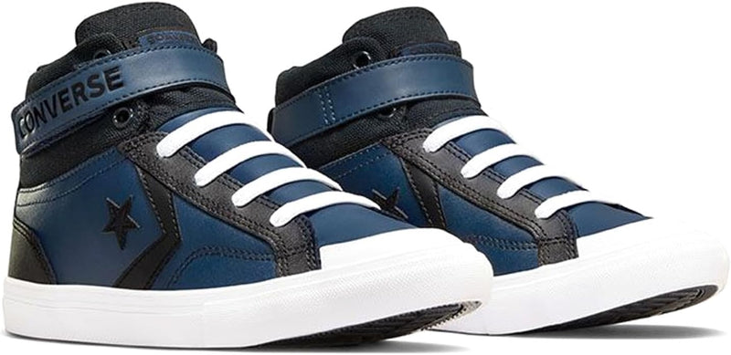 Converse Pro Blaze Strap Sneaker blu da bambino A04836C 39 EU Navy Black White, 39 EU Navy Black Whi