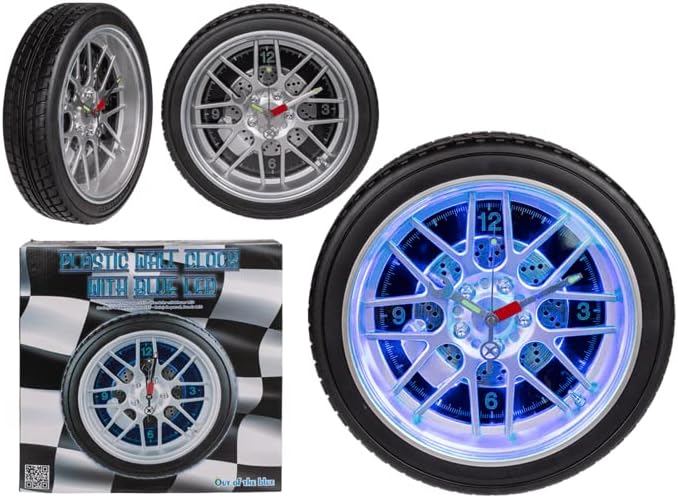 Out of the Blue 79/3020 Tyre with 16 LEDs Wall Clock 35 cm