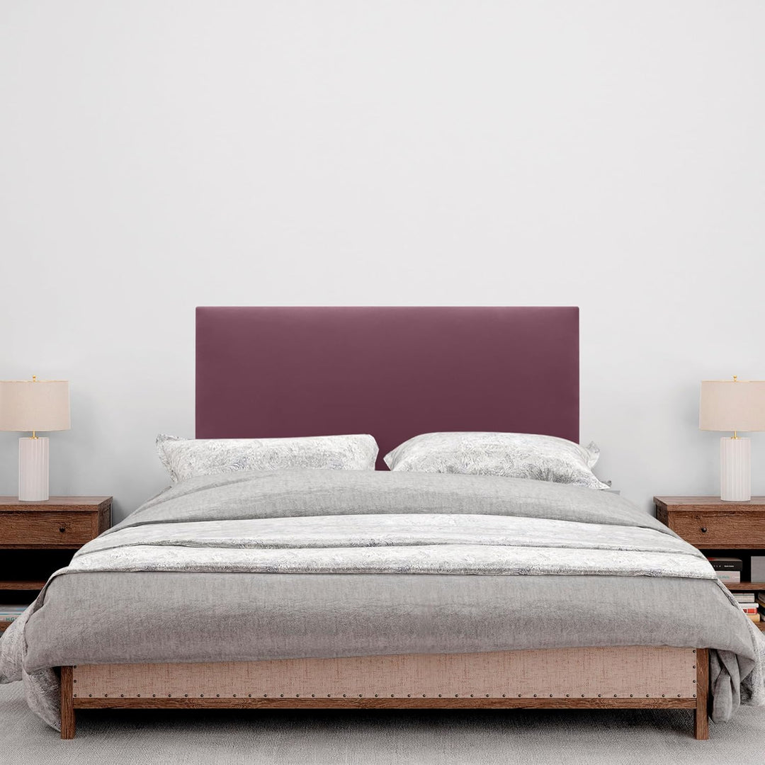 DHOME Kopfteil aus Kunstlederoder Stoff AQUALINE Glatt mit Beinen Kopfteil gepolstert Luxusbett Kopf