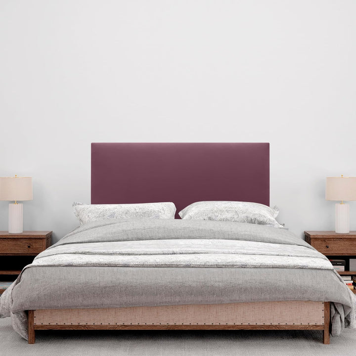 DHOME Kopfteil aus Kunstlederoder Stoff AQUALINE Glatt mit Beinen Kopfteil gepolstert Luxusbett Kopf
