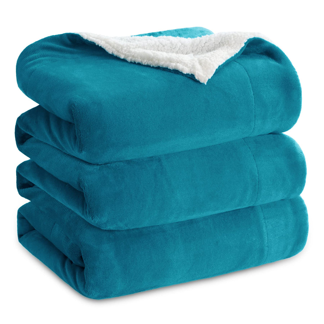 BEDSURE Kuscheldecke - Warm Sherpa Wolldecke & Sofadecke, Flauschig Sofaüberwurf Decke, Dicke Couchd
