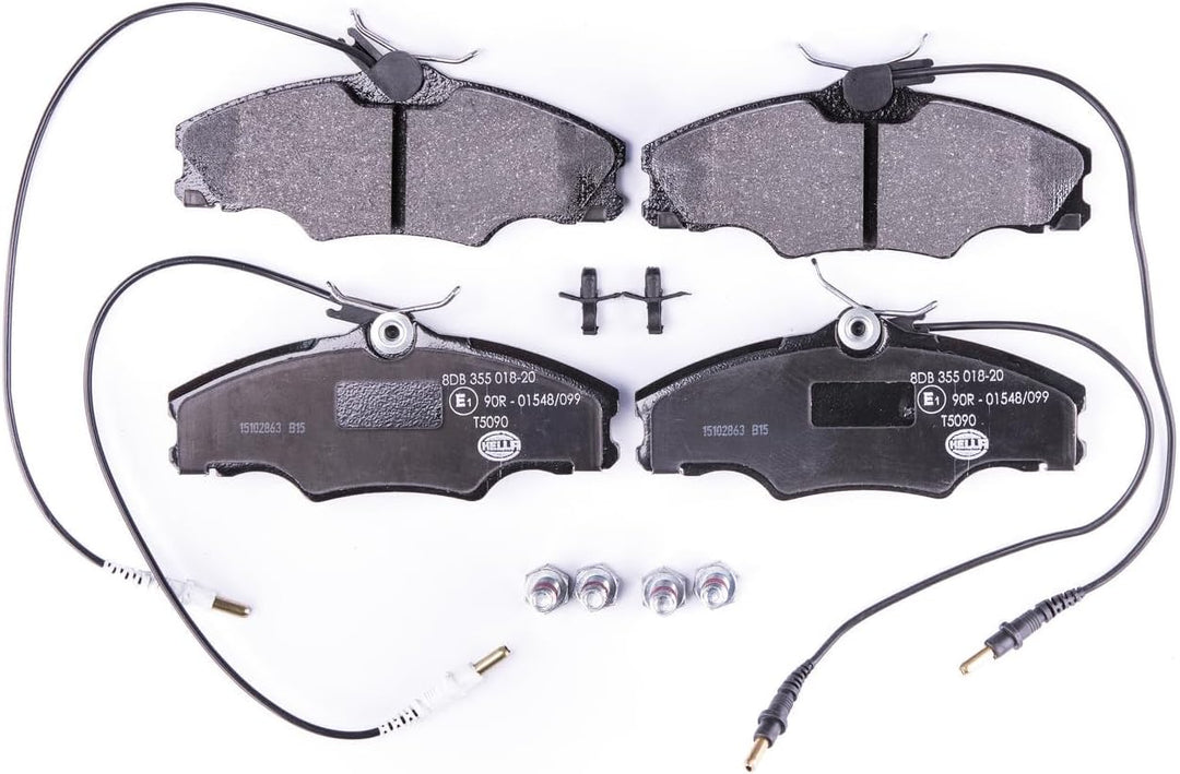 HELLA PAGID 8DB 355 018-201 Bremsbelagsatz - T5090 - Dicke/Stärke: 19.3mm - Bremssystem: Lucas - mit