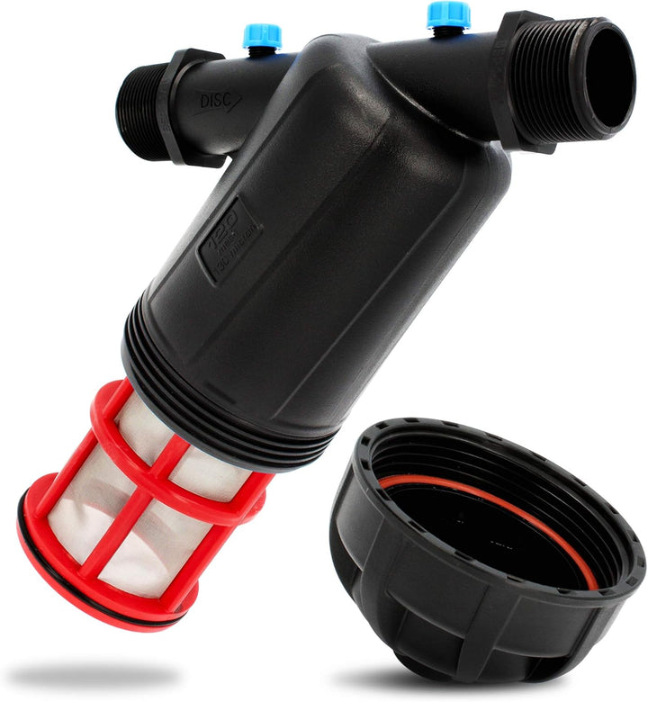 Instalguru Bradas® Bewässerung Filter MESH 120 AG 1 1/4" | Sprinklersystem Siebfilter Scheibenfilter