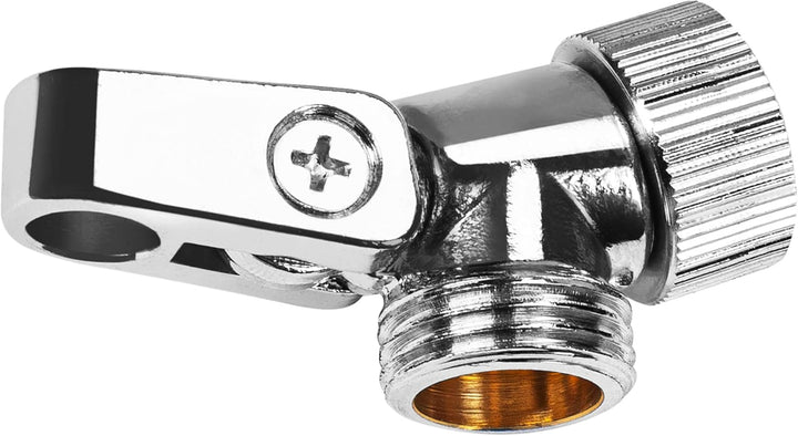 Cornat Brausegelenkstück Zinkdruckguss - chromfarbig - 2 Dichtungen - Anschluss für Handbrause 1/2"